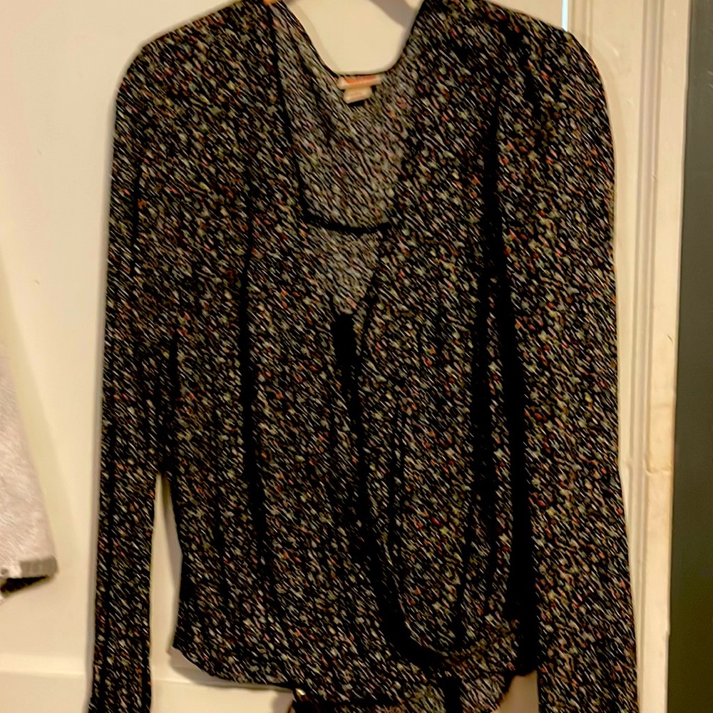 Black floral hippy NEW with tags size Large